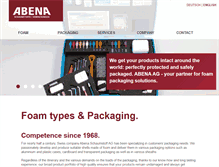 Tablet Screenshot of abena.ch