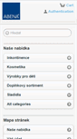 Mobile Screenshot of abena.cz